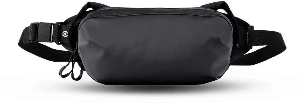 Krepšys - WANDRD D1 Fanny Pack Zip Mesh Pocket Key Clip Juodas V2