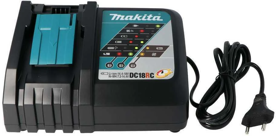 Makita 195584-2 Kroviklis DC18RC 14,4-18 V Li-ion RAPID krovimo laikas 15/22min, CARTON