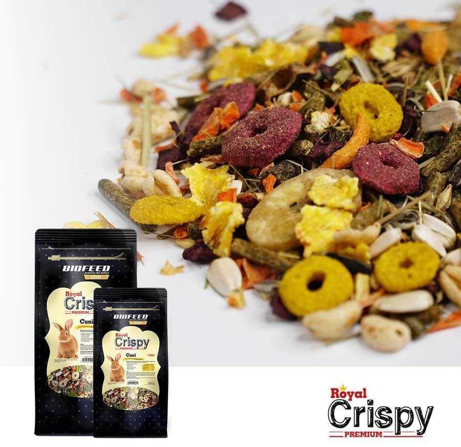 Triušių maistas - BIOFEED Royal Crispy Premium 2kg Be glitimo
