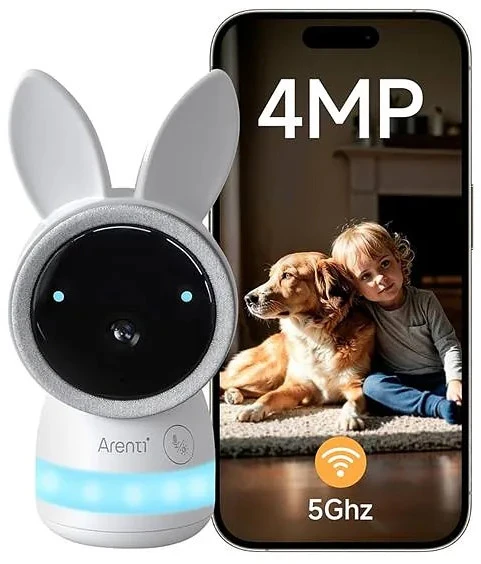 Arenti Ainanny vaizdo kamera kūdikiams, 4 MP, „Wi-Fi“