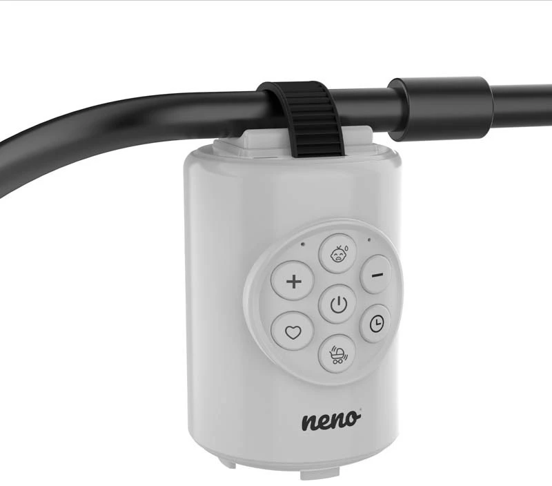 Kūdikio Vežimėlio Supamasis Mechanizmas - Neno Averto Pilkas, 3 Lygių, Su Bluetooth Laikmačiu