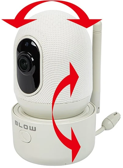Kūdikių Stebėjimo Įrenginys - BLOW 5,5" LCD Wi‑Fi Monitorius Su Naktiniu Režimu