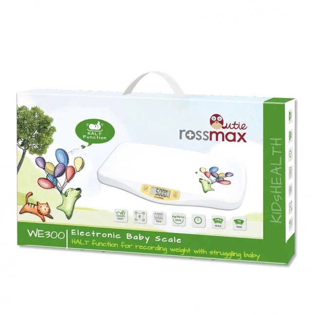Kūdikių Svarstyklės – Rossmax WE300 Qutie, Keliamoji Galia 20 kg, Balta