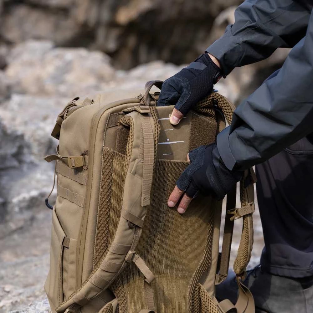 Kuprinė - PGYTECH OneMo Tactical Backpack 35L, atsparus vandeniui, Coyote Brown