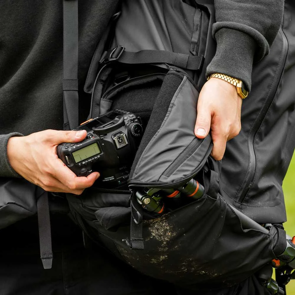 Kuprinė - WANDRD Fernweh 50L M/L Reguliuojama Kelioninė Kuprinė Juoda