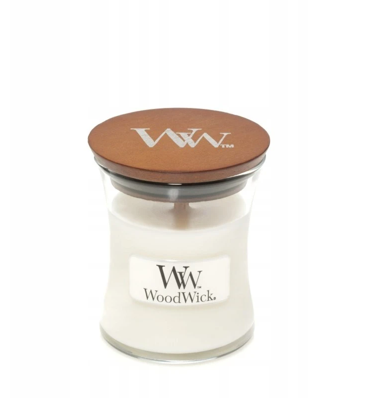WoodWick Aromatinė žvakė (White Teak), 85 g