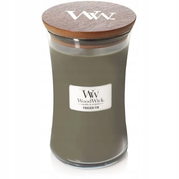 Kvapioji Žvakė - WoodWick Fraser Fir Žalia 110 × 110 × 170 mm 1 Vnt.