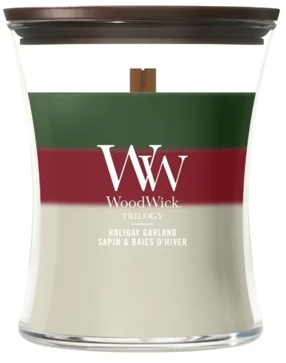 Scented Candle, Medium WOODWICK Holiday Garland 275 g, 1 piece