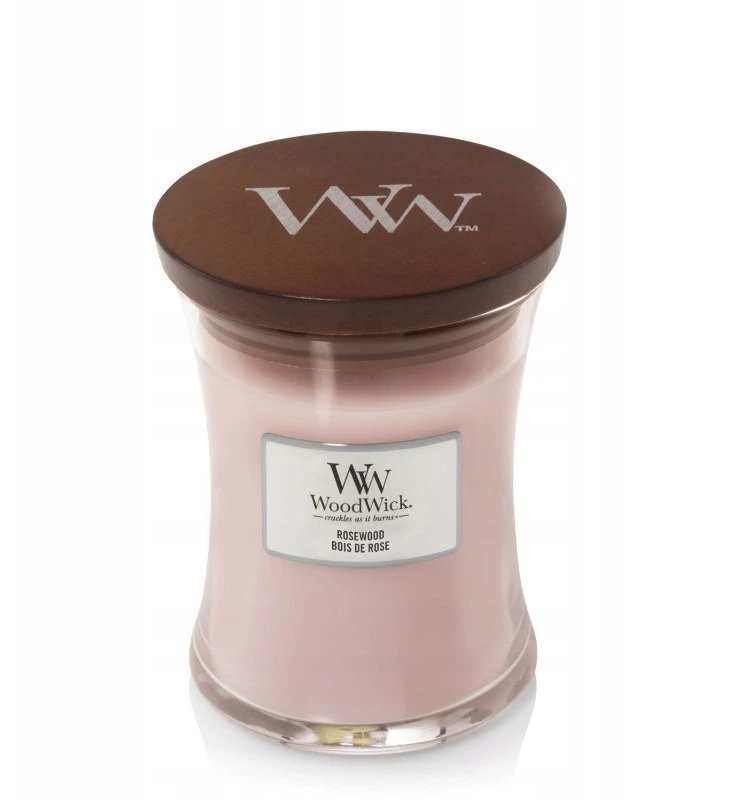 WoodWick Aromatinė žvakė (Rosewood), 275 g