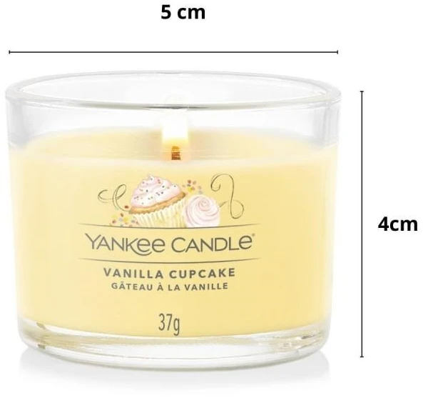 Yankee Candle Vanilla Cupcake kvapioji žvakė, 37 g