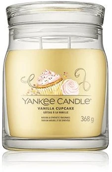 Yankee Candle Aromatinė žvakė Signature glass medium Vanilla Cupcake 368 g