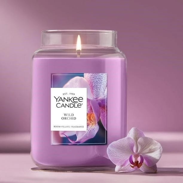 Yankee Candle Aromatinė žvakė Signature glass large Wild Orchid 567 g