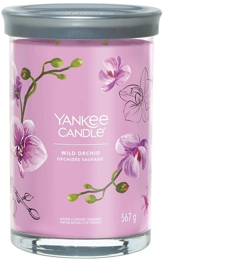 Yankee Candle Aromatinė žvakė Signature glass large Wild Orchid 567 g
