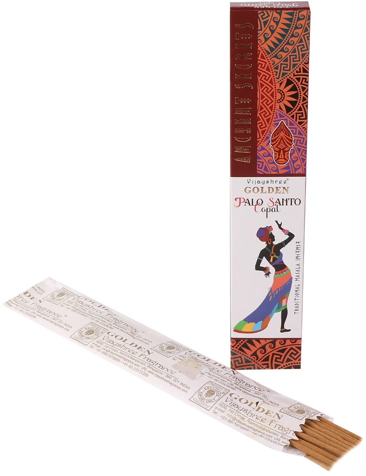 Vijayshree Golden Kopalas & Palo Santo smilkalai – ramybei ir meditacijai