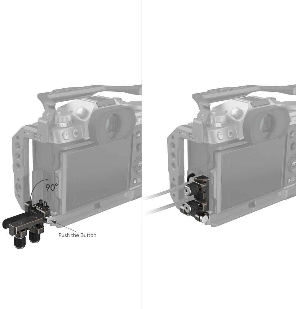 Laidas - SmallRig 4147 HDMI & USB C laido spaustukas FUJIFILM X T5