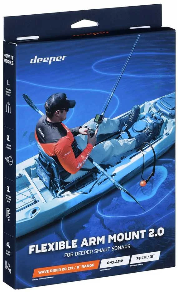 Deeper echoloto laikiklis valčiai