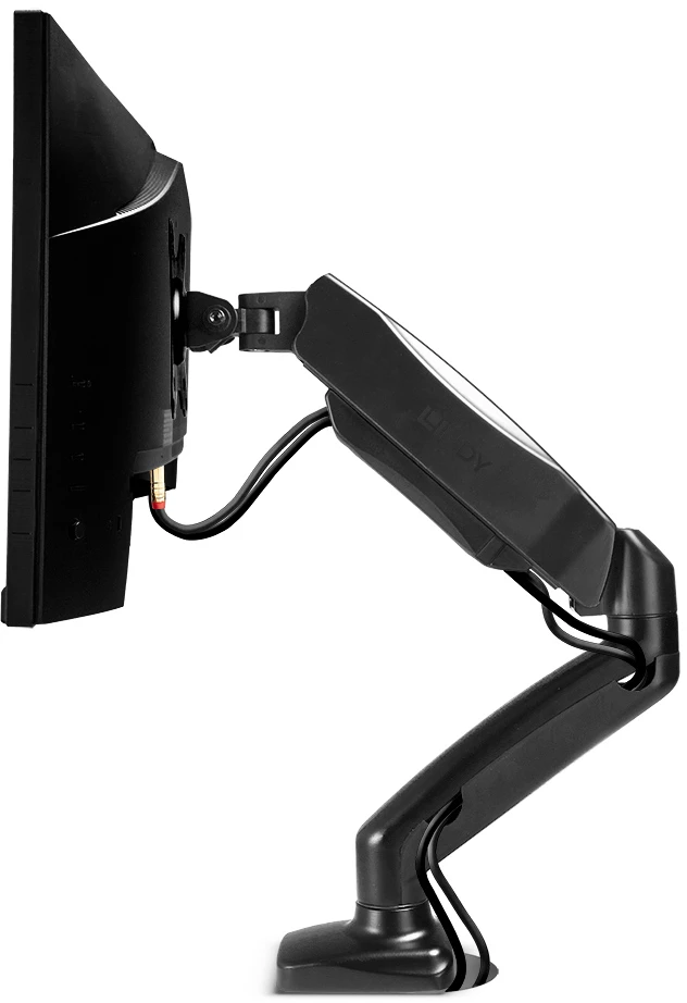 Laikiklis Monitorius - LINDY Single Ekranas Gas-Spring Desktop Mount 17-27" 6.5kg