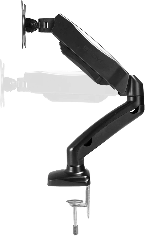 Laikiklis Monitorius - LINDY Single Ekranas Gas-Spring Desktop Mount 17-27" 6.5kg