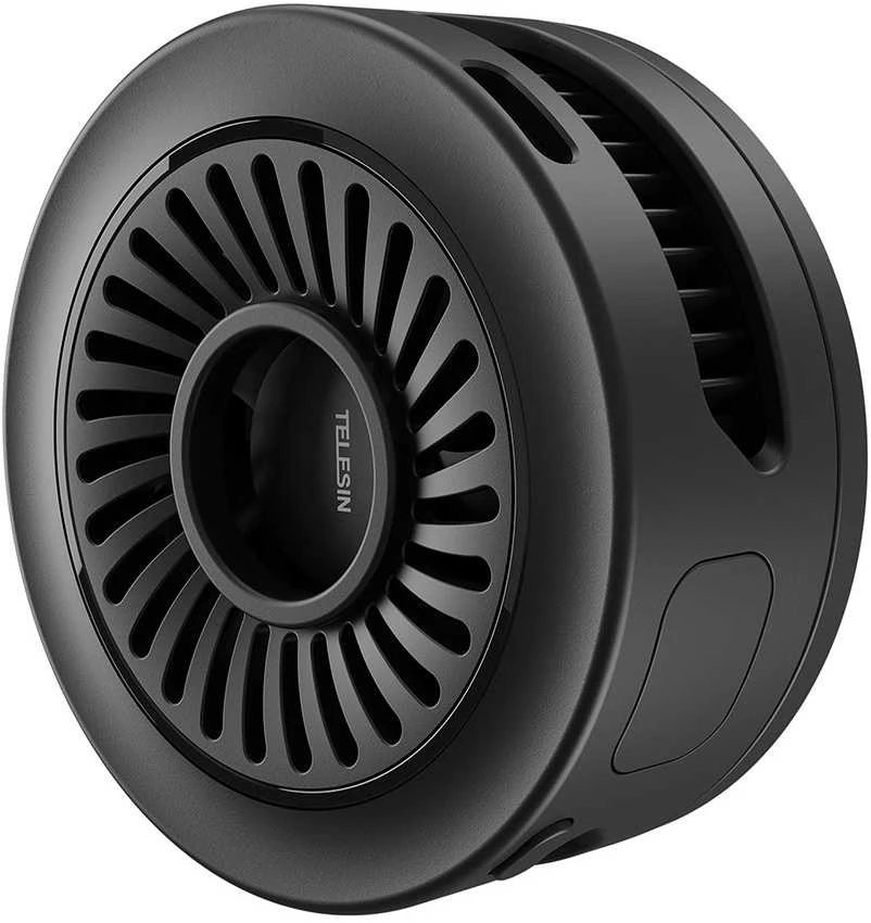 Mobiliojo telefono priedas - Telesin P9-MPR-02-P magnetinis telefono ventiliatorius (Ulanzi, USB-C, 7 ašmenys)