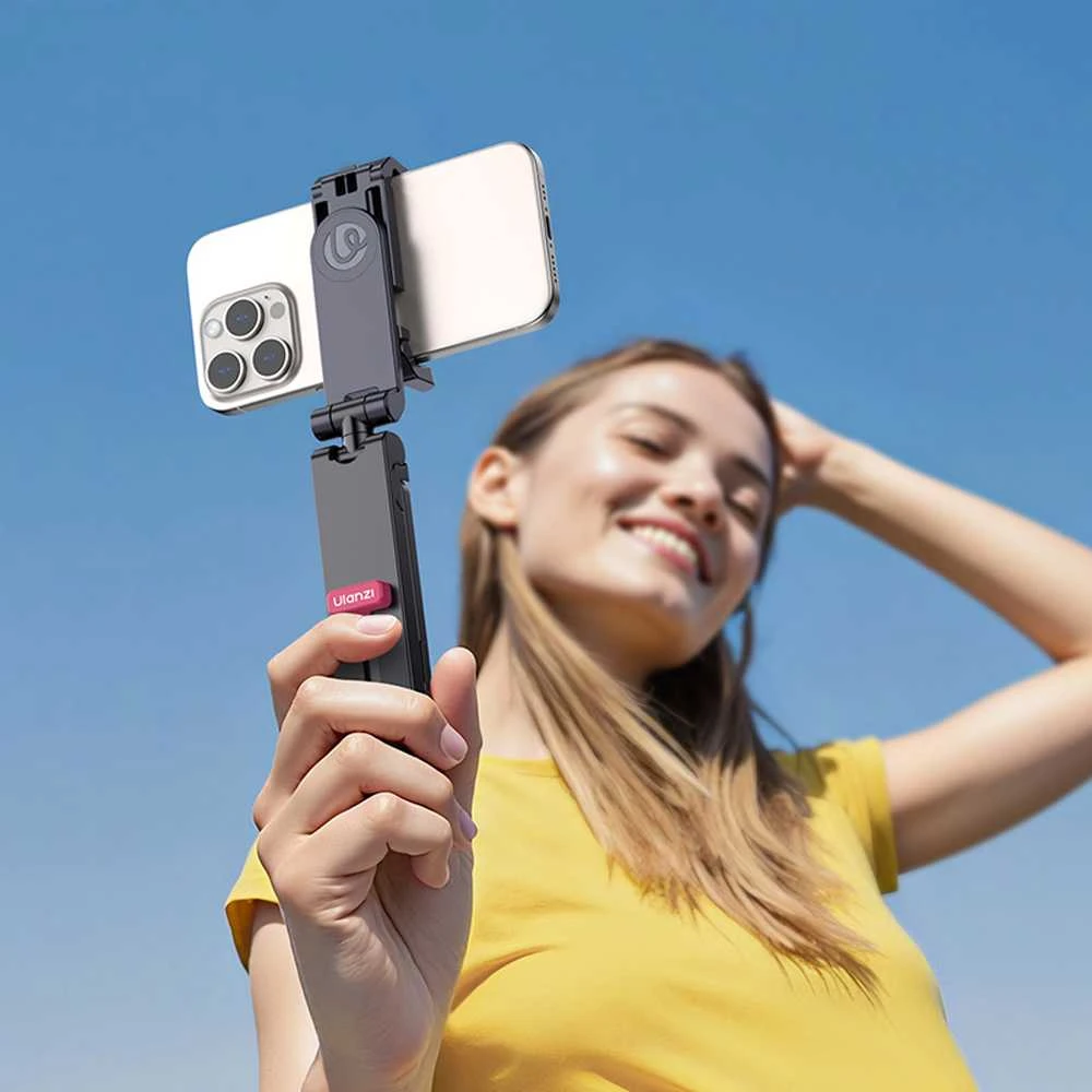 Laikiklis - Ulanzi MA89 Universalus Kelioninis Stovas Tripodas Selfie Lazda Juoda