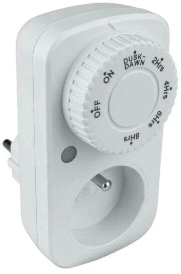 Analoginis laiko programatorius 230V 3600W su sutemų jutikliu - DPM DT16