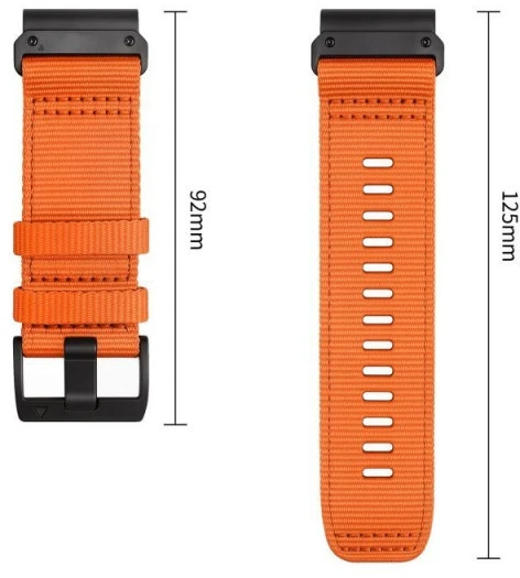 Laikrodžio Apyrankė - Tech-Protect Nylon Classic Išmanusis laikrodis Išmanusis laikrodis Išmanusis laikrodis Išmanusis laikrodis Išmanusis laikrodis Išmanusis laikrodis Išmanusis laikrodis Išmanusis laikrodis Išmanusis laikrodis Išmanusis laikrodis Garmin Fenix 47 mm Oranžinė