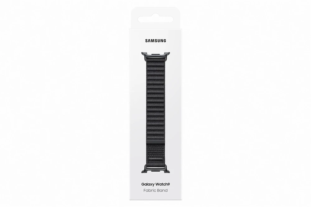 „Samsung Galaxy Watch9“ medžiaginis dirželis (M/L) Juodas