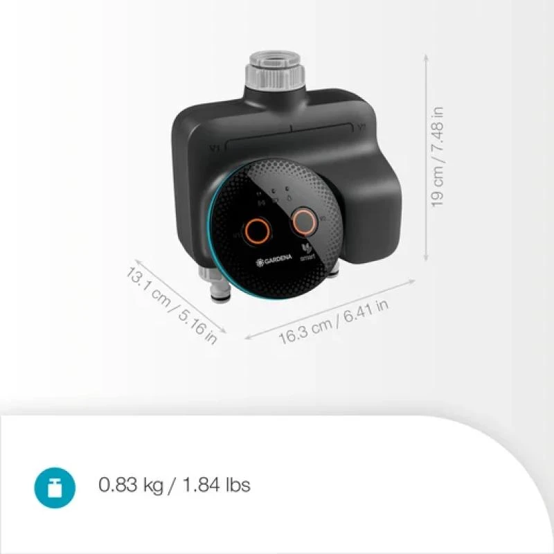 Laistymo Įranga - Gardena Smart Dual Vanduo Control, Bluetooth, 12 Bar