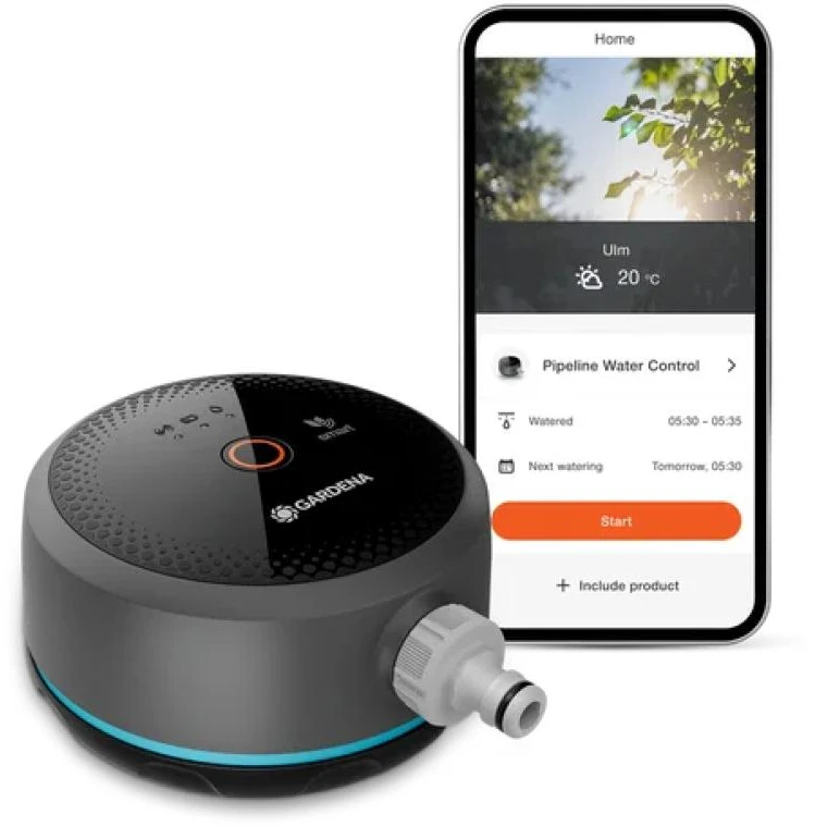 Laistymo Įranga - Gardena Smart Pipeline Vanduo Control 19050-20, Automatizuota Laistymo Sistema