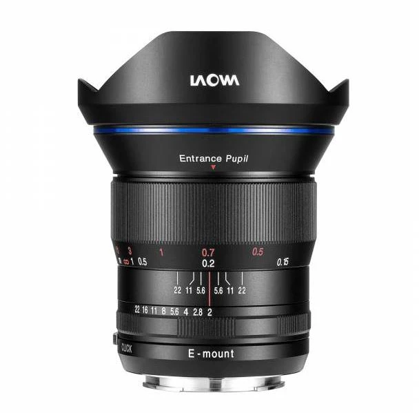Kameros Objektyvas - Laowa 15 mm f/2.0 Zero-D, 110° Kampas, 15 cm Fokuso Atstumas