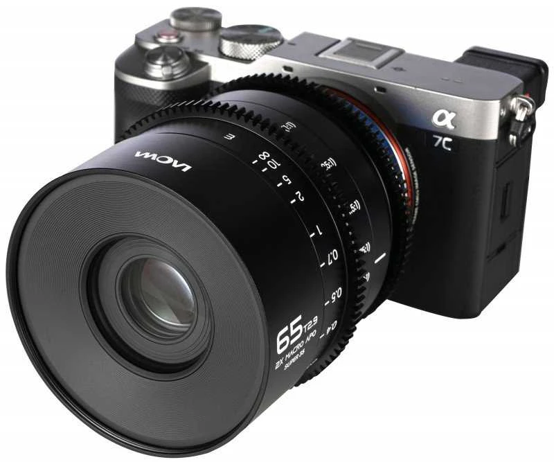 Laowa Venus Optics 65 mm T2.9 Cine Macro APO objektyvas, skirtas Sony E