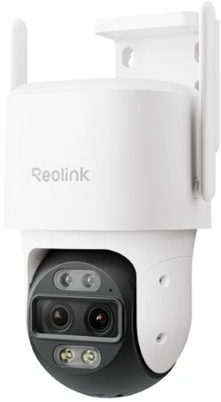 Reolink 4K „Wi-Fi 6“ dviejų objektyvų apsaugos kamera | „TrackMix“ serija W760 | PTZ | 8 MP | 2,8 mm / F1.6 | IP65 | H.264, H.265 | „Micro SD“, maks. 512 GB