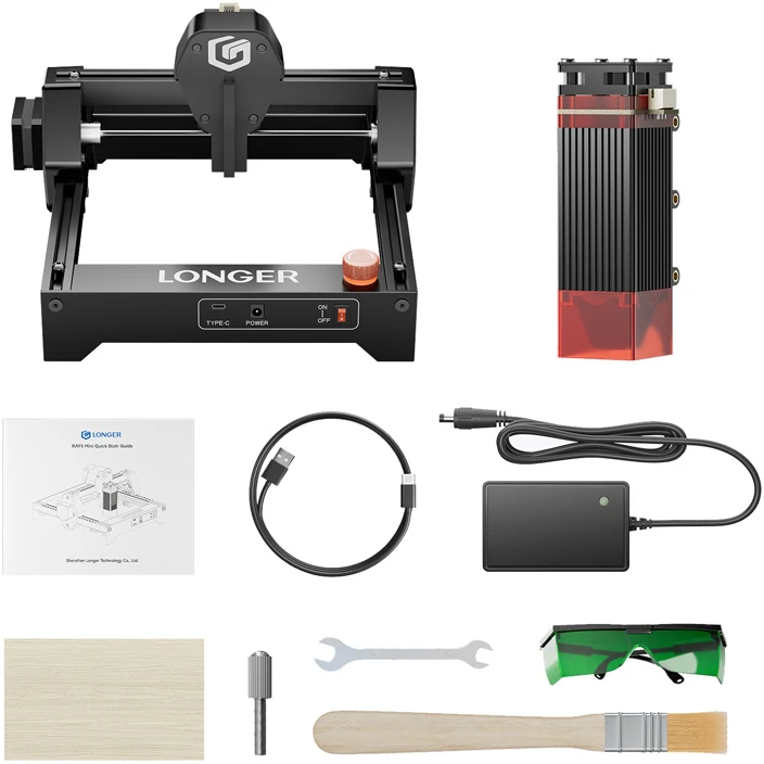 LONGER RAY5 mini 5.5W lazerinis Engraver