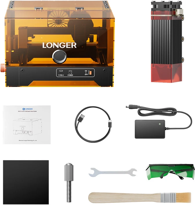 LONGER RAY5 minis 3.5W lazerinis Engraver