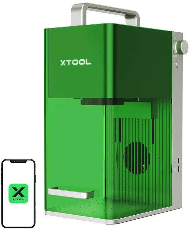 xTool F1 dviejų lazerinių šaltinių graviravimo staklės (open box)
