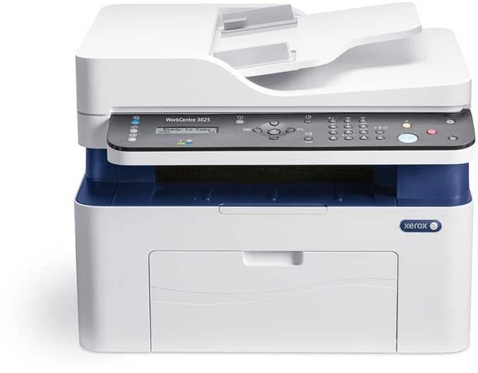 Spausdintuvas Xerox WorkCentre 3025NI, A4, kopijavimas / spausdinimas / nuskaitymas / faksas, ADF, 20 ppm, 15 000 mėn., 128 Mb, 8,5 sek., 150 lapų, USB 2.0, WiFi, Tinklinis