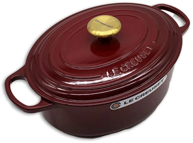 Carruzzo Le Creuset 21178299494441 prikaistuvis 4,7 L Ovalus Raudona