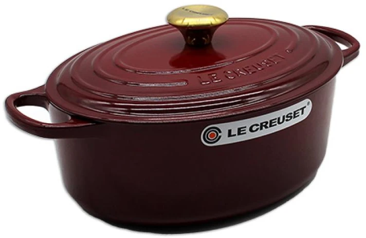 Carruzzo Le Creuset 21178299494441 prikaistuvis 4,7 L Ovalus Raudona