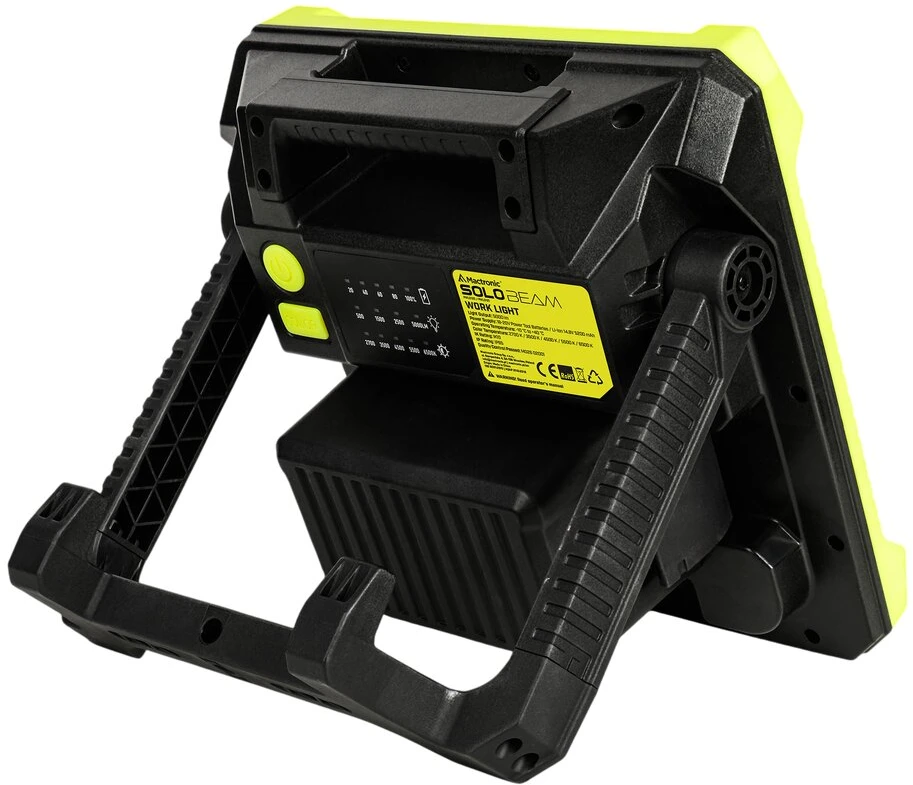 LED Darbinis Šviestuvas - Mactronic SOLO BEAM PWL0120 5 000 lm 2 700–6 500 K 18 V / 14,8 V 5 200 mAh IP65 IK10