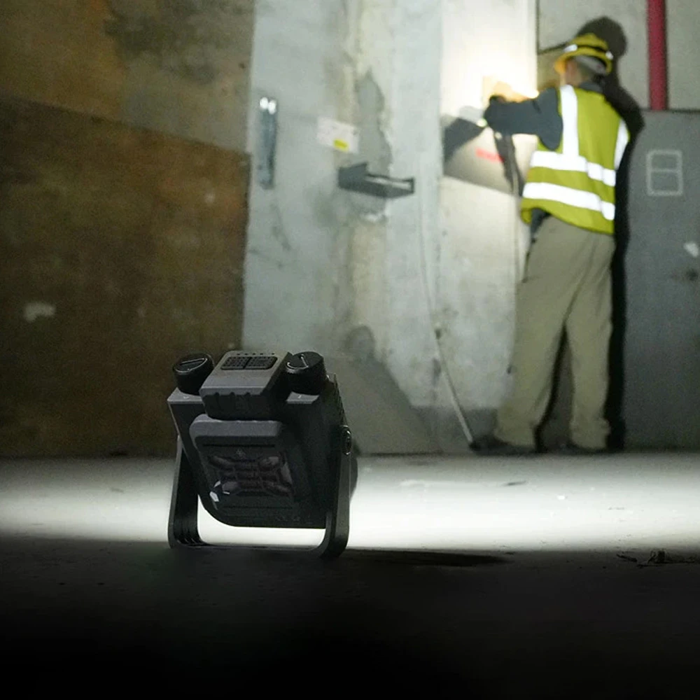 LED darbinis žibintas - Nitecore NWL30 3 viename lauko darbinis žibintas, 50–3 000 lm, 18 000 mAh, IP66
