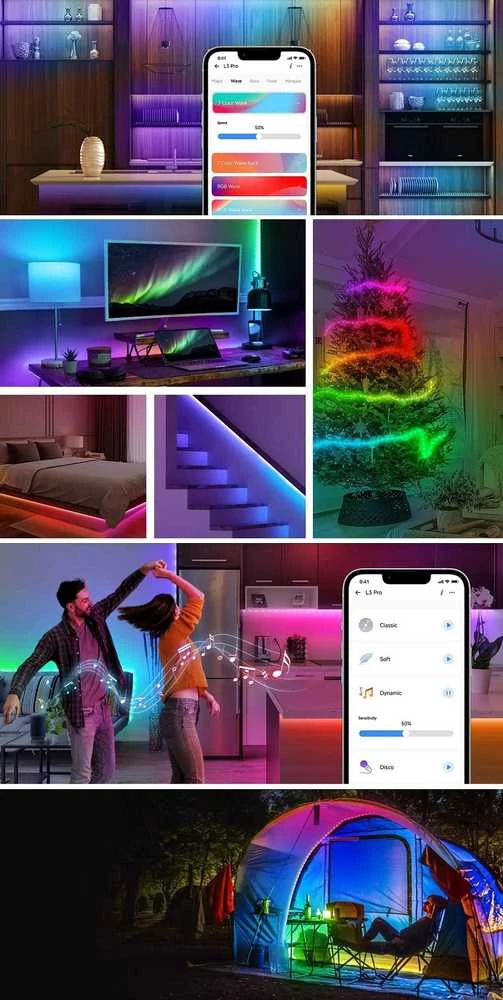 Išmanioji LED šviesos juosta Sonoff L3 Pro - 5m