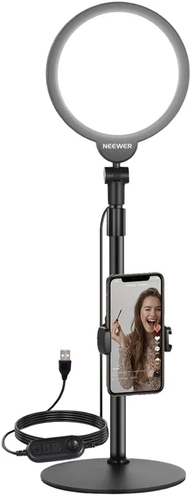 Neewer R06 18cm Round LED Phone Selfie Kit