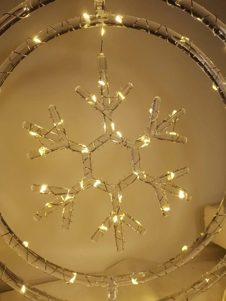 LED Lemputė - Modee ML-C3009 Šiltai Balta 60 LED Varpo Dekoracija 30 cm 80 cm 50 cm IP20, Maitinama Baterijomis, Šiltai Balta