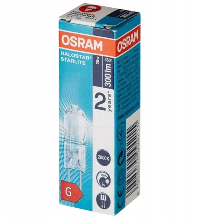 Osram Halogeninė lemputė G4 12V 20W