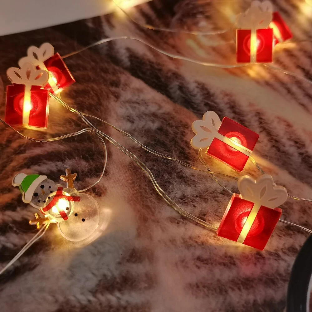 LED lemputės - Modee ML-C3025 0,9 m šiltos 10 LED dovanų girliandos