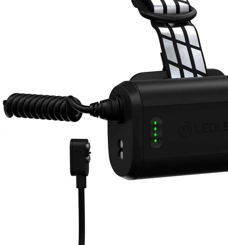 LED Lenser Galvos Žibintas - Ledlenser H19R Juodas