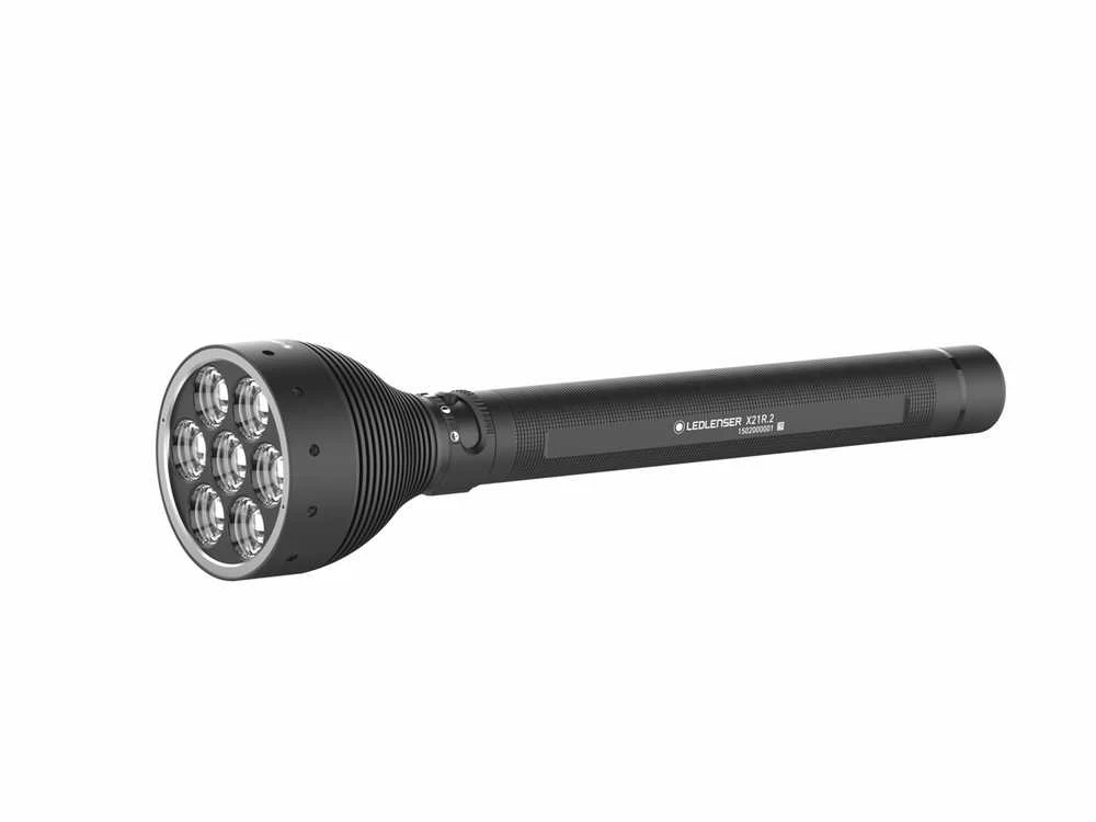 LED Lenser LED Žibintuvėlis - Ledlenser X21R 5000 Liumenų 800m Įkraunamas Aliuminio Juoda