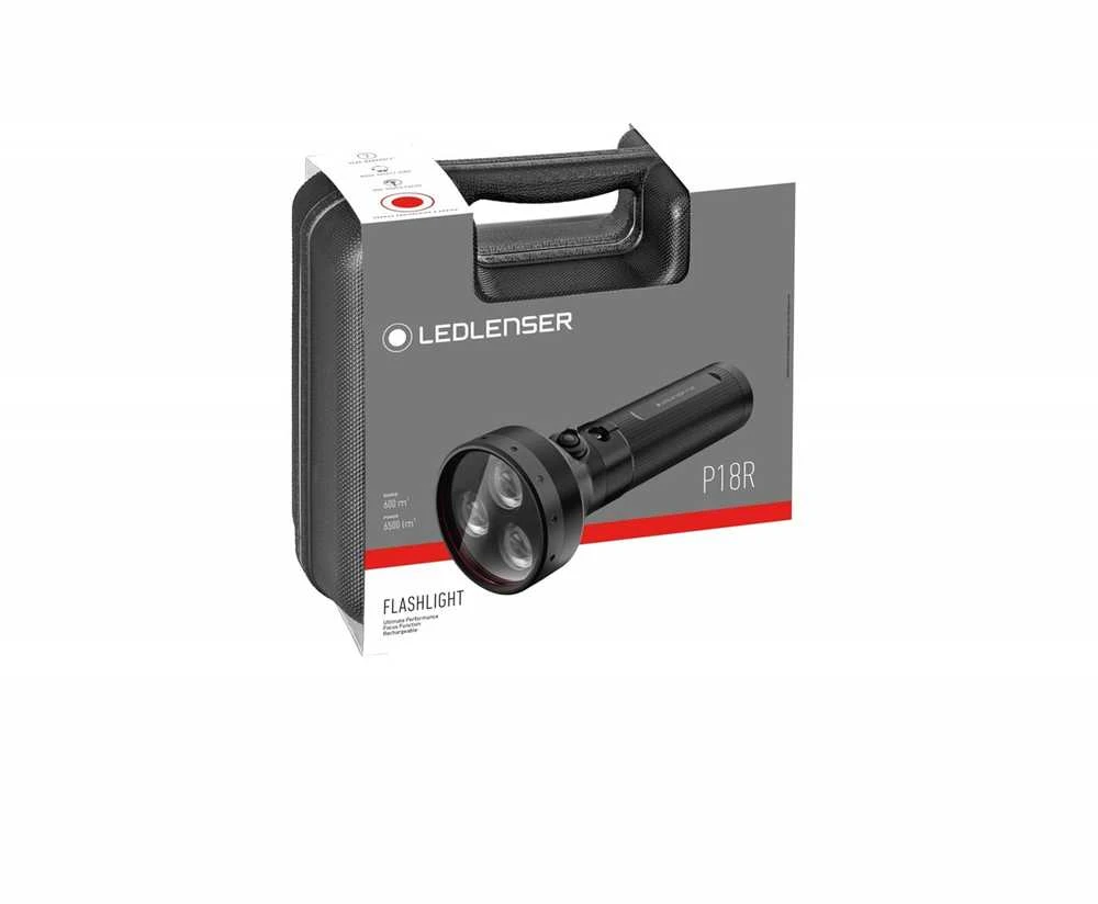 LED Lenser Ledlenser P18R Juodas Hand prožektorius LED