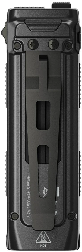 LED prožektorius - Nitecore EDC23, 2 500 liumenų, 280 m, 1 500 mAh, USB-C, OLED, IP54