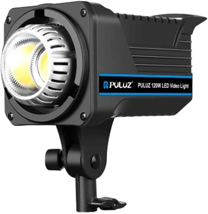 Puluz 120 W LED studijinis šviestuvas su spalvų temperatūros valdymu ir nuotolinio valdymo pultu